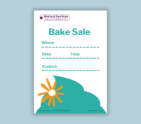 Bake Sale Poster (cupcake)